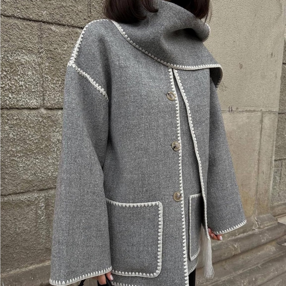 Scarf jacket